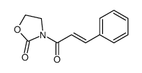 3-(3-phenylprop-2-enoyl)-1,3-oxazolidin-2-one Structure