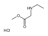 METHYL 2-(ETHYLAMINO)ACETATE HYDROCHLORIDE structure