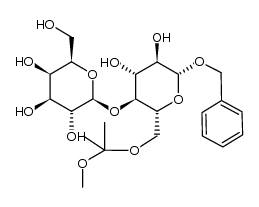 benzyl 6-O-(methoxydimethyl) methyl β-lactoside Structure