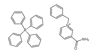 1-benzylnicotinamide tetraphenylborate结构式