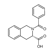 2-BENZOYL-1,2,3,4-TETRAHYDRO-ISOQUINOLINE-3-CARBOXYLIC ACID Structure