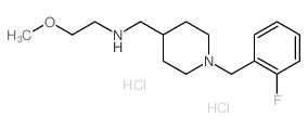 N-{[1-(2-Fluorobenzyl)piperidin-4-yl]methyl}-2-methoxyethanamine dihydrochloride Structure