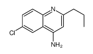 4-Amino-6-chloro-2-propylquinoline Structure