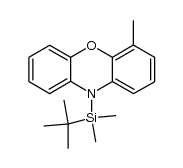 10-(tert-butyldimethylsilyl)-4-methyl-10H-phenoxazine结构式