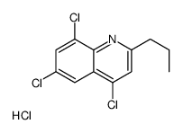 2-Propyl-4,6,8-trichloroquinoline hydrochloride结构式