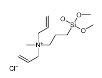 methyl-bis(prop-2-enyl)-(3-trimethoxysilylpropyl)azanium,chloride Structure