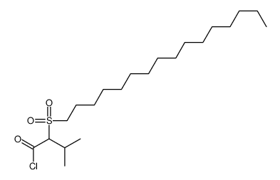 2-hexadecylsulfonyl-3-methylbutanoyl chloride结构式