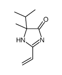 4H-Imidazol-4-one,2-ethenyl-1,5-dihydro-5-methyl-5-(1-methylethyl)-(9CI) Structure