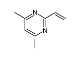 Pyrimidine, 2-ethenyl-4,6-dimethyl- (9CI) Structure