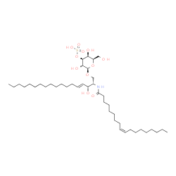 C18:1 3'-sulfo Galactosylceramide (d18:1/18:1(9Z))结构式