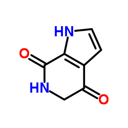 1H-Pyrrolo[2,3-c]pyridine-4,7-dione,5,6-dihydro-(9CI) structure