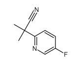 2-(5-fluoropyridin-2-yl)-2-methylpropanenitrile图片