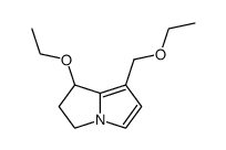 1H-Pyrrolizine,1-ethoxy-7-(ethoxymethyl)-2,3-dihydro-(9CI)结构式