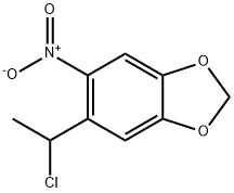 5-(1-Chloroethyl)-6-nitro-2H-1,3-benzodioxole Structure