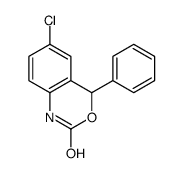 4-Phenyl-6-chloro-1,4-dihydro-2H-3,1-benzoxazin-2-one structure