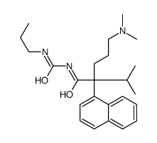 1-[5-(Dimethylamino)-2-isopropyl-2-(1-naphtyl)valeryl]-3-propylurea Structure