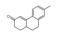 7-methyl-1,2,3,9,10,10a-hexahydrophenanthren-3-one Structure