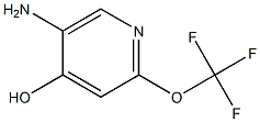 4-Pyridinol, 5-amino-2-(trifluoromethoxy)-结构式