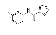 N-(4,6-dimethylpyridin-2-yl)furan-2-carboxamide结构式