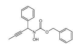 benzyl hydroxy(1-phenylbut-2-yn-1-yl)carbamate Structure