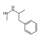 1-Methyl-2-(α-methylphenethyl)hydrazine结构式