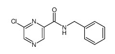 N-benzyl-6-chloropyrazine-2-carboxamide结构式