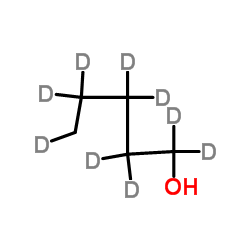 1-(1,1,2,2,3,3,4,4,5-2H9)Pentanol结构式