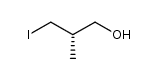 (2S)-3-iodo-2-methyl-1-propanol结构式