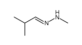 2-Methylpropanal methyl hydrazone结构式