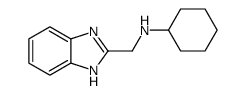 N-(1H-Benzimidazol-2-ylmethyl)cyclohexanamine结构式