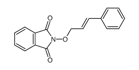 N-[(E)-3-phenyl-2-propenyloxy]phthalimide Structure