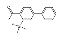 1-(3-(fluorodimethylsilyl)-[1,1'-biphenyl]-4-yl)ethan-1-one Structure