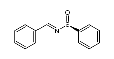 (+)-(S)-N-(benzylidene)benzenesulfinamide Structure