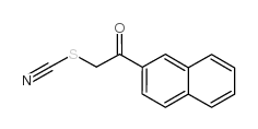 2-萘甲酰基硫氰酸甲酯结构式