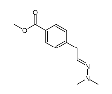 methyl 4-[2-(dimethylhydrazinylidene)ethyl]benzoate Structure