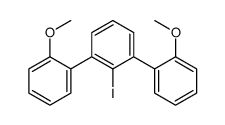 2-iodo-1,3-bis(2-methoxyphenyl)benzene Structure