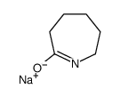 hexahydro-2H-azepin-2-one, sodium salt Structure