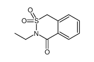 8-ethyl-9,9-dioxo-9$l^{6}-thia-8-azabicyclo[4.4.0]deca-1,3,5-trien-7-o ne Structure