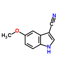 5-Methoxy-1H-indole-3-carbonitrile Structure