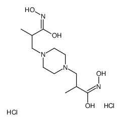 N-hydroxy-3-[4-[3-(hydroxyamino)-2-methyl-3-oxopropyl]piperazin-1-yl]-2-methylpropanamide,dihydrochloride结构式