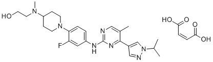 Flonoltinib maleate结构式