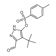 4-tert-butyl-3-formyl-1H-pyrazol-5-yl 4-methylbenzenesulfonate picture