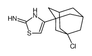 4-(3-chloro-1-adamantyl)-1,3-thiazol-2-amine Structure