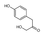 1-hydroxy-3-(4-hydroxyphenyl)propan-2-one结构式