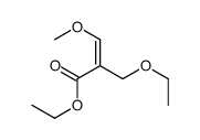 ethyl (Z)-2-(ethoxymethyl)-3-methoxyprop-2-enoate Structure