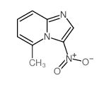 5-甲基-3-硝基咪唑并[1,2-a]吡啶结构式