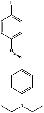 N-[4-(Diethylamino)benzylidene]-4-fluoroaniline structure