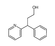 3-phenyl-3-pyridin-2-yl-propan-1-ol结构式