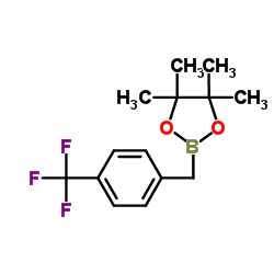 4-(Trifluoromethyl)benzylboronic acid pinacol ester Structure