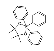 2,2-Dihydro-4,4,5,5-tetramethyl-2,2,2-triphenyl-1,3,2-dioxaphospholane结构式